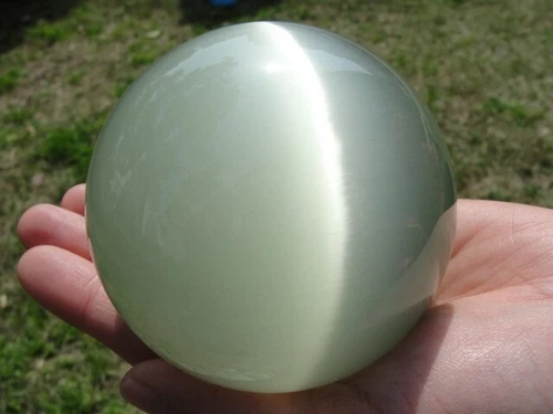 60/80MM Cat's Eye Crystal Ball Orb Sphere Healing ball Furnishing articles - Picture 10 of 39
