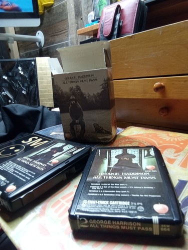 George Harrison - All Things Must Pass (2-Tape Set, 8-Track Tapes) with Sleeve! - Picture 2 of 3