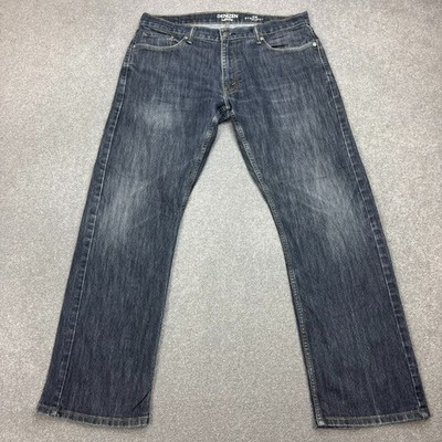 Levis 218 Jeans Erwachsene 36x32 Blau Denim Dark Wash Straight Hose Herren