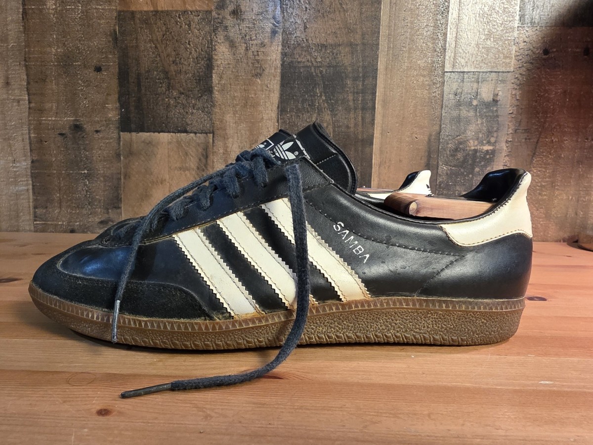80s adidas originals SAMBA トリコロール ヴィンテージ Vintage 70s 80s Original Adidas Samba Made In Yugoslavia Sz 9.5