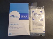 Bruder Hygienic Eyelid Cleansing Sheets Individually Wrapped Untreated 35 Sheets