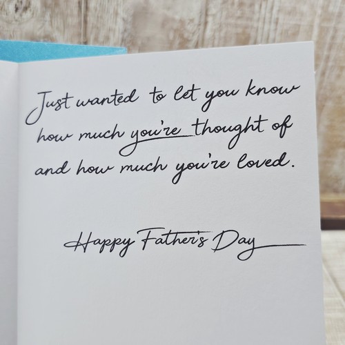 American Greetings Father's Day Card Very Special Dad Brown Green Leaves - Picture 5 of 6