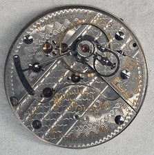 Hamilton 940 18s 21j Pocket Watch Movement for Repair/Parts Runs