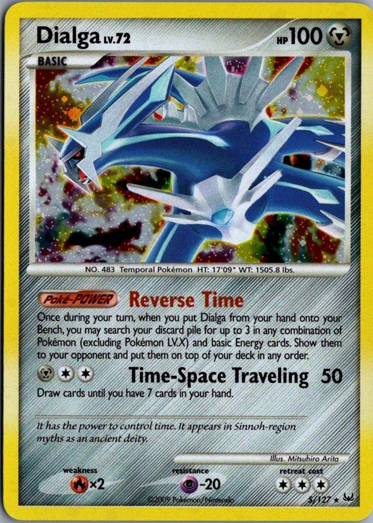 2009 Pokemon TCG Platinum #5 Dialga HOLO R