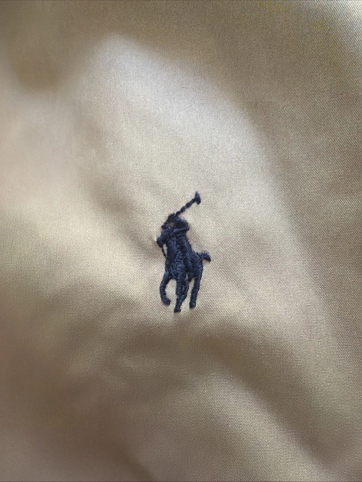 Abrigo Polo Ralph Lauren Caqui Beige Tostado Abrigo Pesado. Caballo azul / interior XL Foto 3 de 4