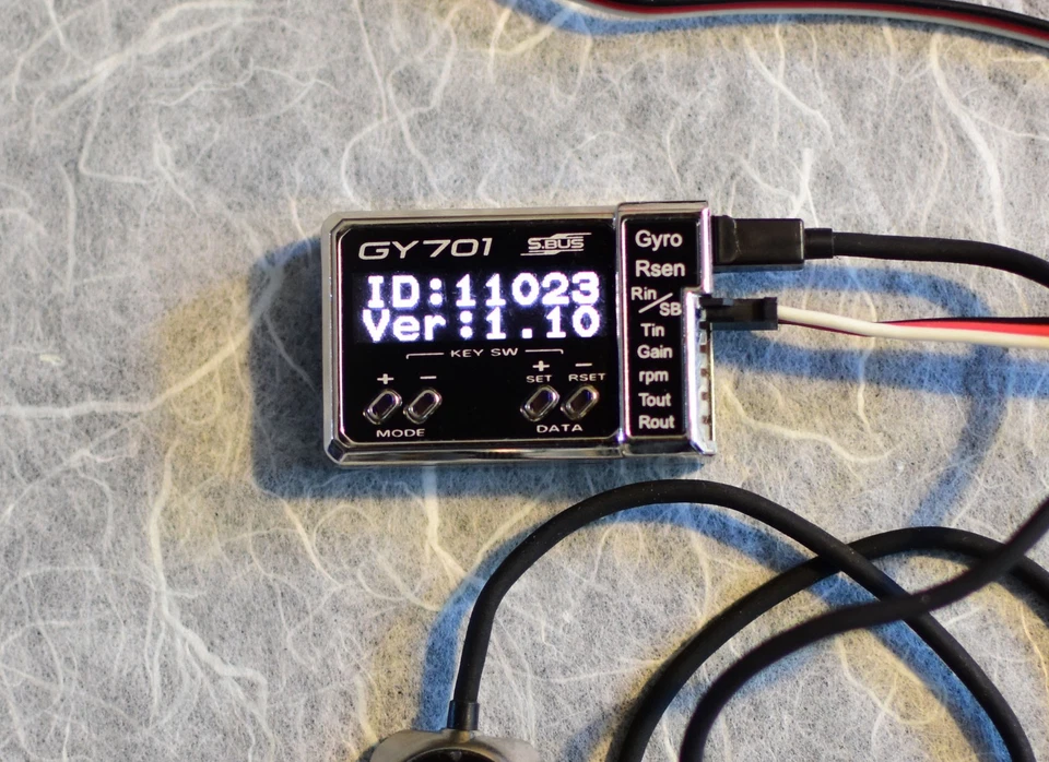 Futaba GY701 Helicopter Tail Rotor Gyro + Governor  *USED - Good Condition* - Image 4 of 4