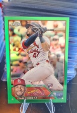 2023 Topps Chrome - Ivan Herrera #177 Green Refractor /99 (RC)