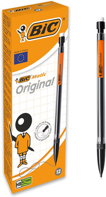 BIC Matic Bleistifte Set, Druckbleistift 0,7 Und Härtegrad HB, Bleistifte Mit Ra