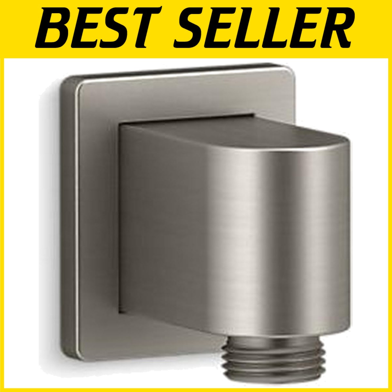 Awaken Wall-Mount Supply Elbow, Brushed Nickel