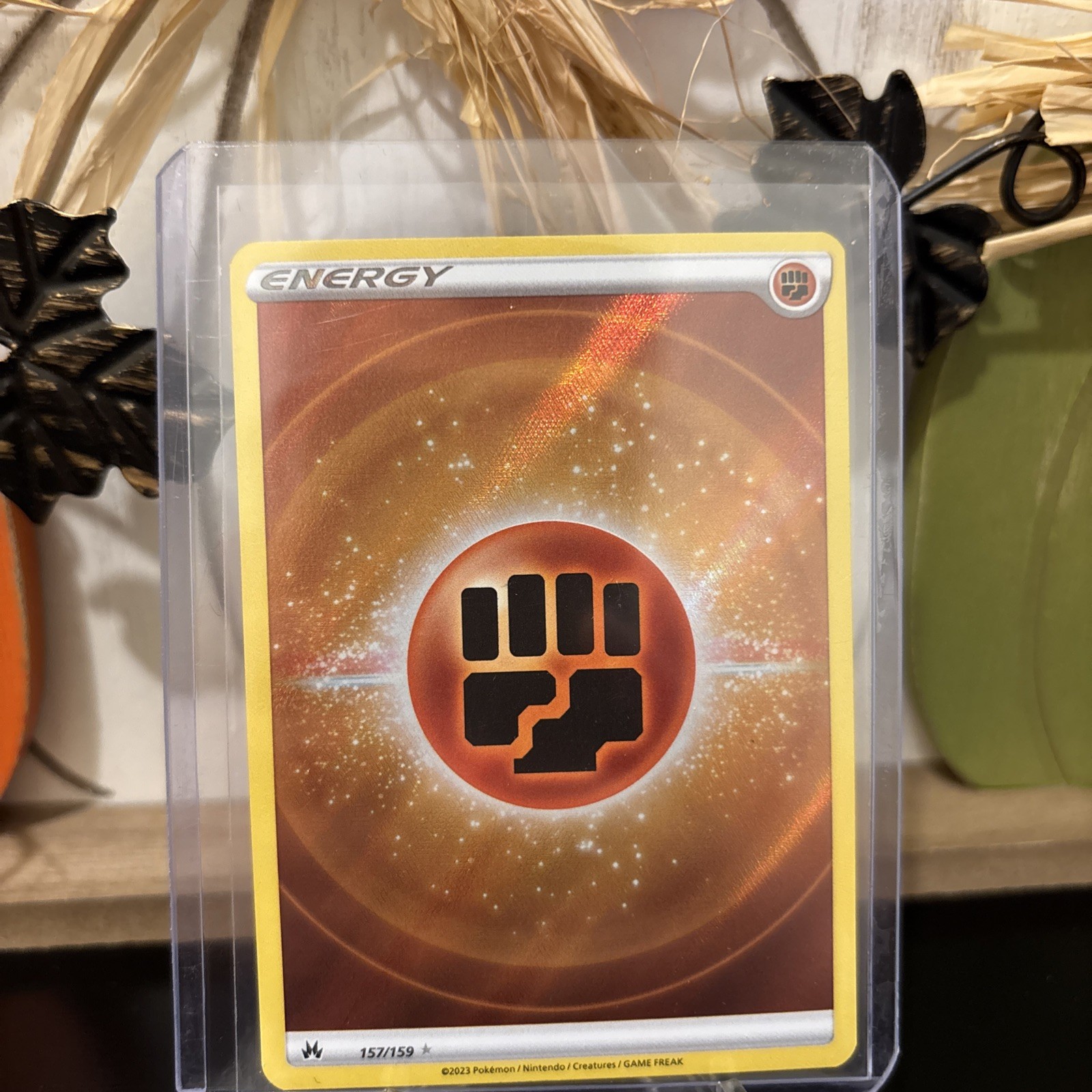 Pokemon Fighting Energy 157/159 Crown Zenith Texture Full Art NM