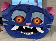 Cute Blue Tiger Pop Singers Stars Mask Halloween Costume Prop Adult Kpop Mask