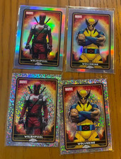Lot*4 2025 Topps Chrome Deadpool Wolverine Welshpool Refractor