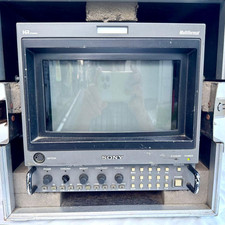 SONY BVM-D9H5J 9 Inch HD Broadcast CRT Master Monitor Trinitron Case Power Unit