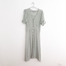 Faithfull the Brand Billi Polka Dot Midi Dress Size 6