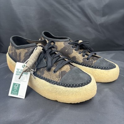 NWT Clarks Caravan Low  Black/Brown  Sneaker Size Men s US 10