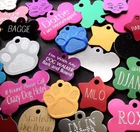 Cat/Dog id DISCS - ENGRAVED TAG Kitten Disc Blue, Red Tags ✅ cheap Gold Charm