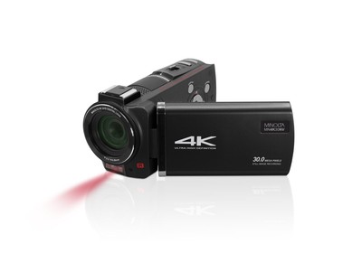 Minolta MN4K30NV 4K Ultra HD / 30 MP Night Vision Camcorder (Black)