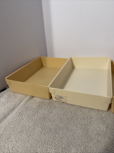 Vtg Rubbermaid Interlocking Drawer Organizers JBI-2916 Beige 9"x6"x2" Lot of 7  - Picture 12 of 18