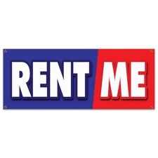 RENT ME BANNER SIGN tools trucks cars building furniture party goods