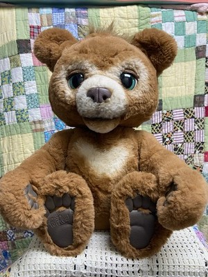 FurReal Friend Cubby The Curious Teddy Bear Interactive Plush Toy Hasbro Works