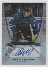 2020 Trilogy Rookie Premieres Silver Foil 301/399 Level 1 Maxim Letunov Auto 0cv