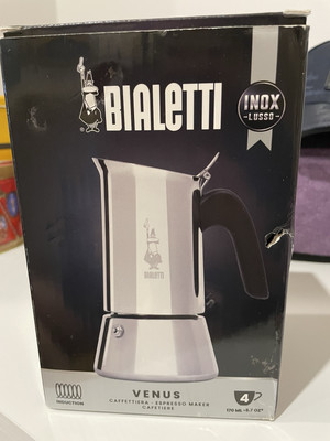 Bialetti Venus Induction Stainless Steel 4 Cup Espresso Coffee Maker
