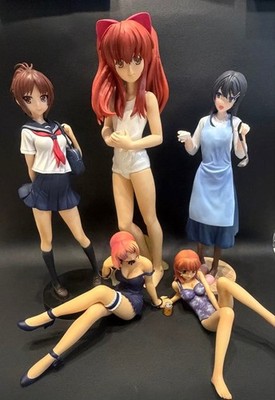 Anime Girl Figure Set 5 pcs Manga Characters Collectible, Used