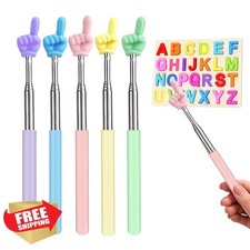Extendable Teacher Pointer Presentation Tool 5 Colors Classroom