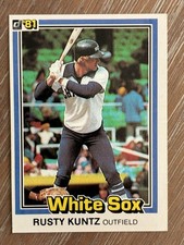 1981 Donruss - Rusty Kuntz (RC) Chicago White Sox Rookie Baseball Card #282. rookie card picture