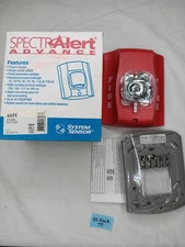 System Sensor SpectrAlert Advance SRH Strobe *Missing Screws*