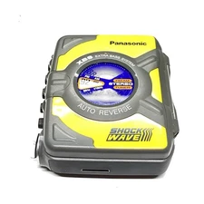 Panasonic Shockwave XBS Portable AM/FM Cassette Player RQ-SW5