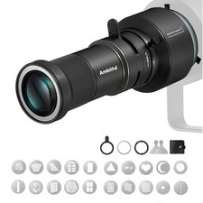 Ambitful AL300Pro Optical Snoot,with 20 Gobos,36 Lens Spotlight Bowens...