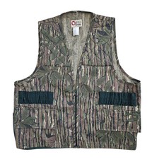 Vintage Sports Afield Size Large Realtree Camouflage Bird Duck Hunting Vest