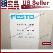 US FREE TAX New FESTO LR-1/2-D-7-MIDI 162586 Pressure Regulator