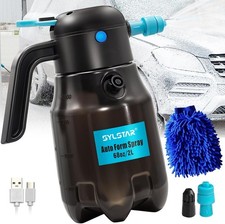 Electric Snow Foam Pump Sprayer 2L 60PSI Powerful Battery Powered Foam Gun With