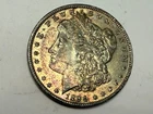1894-O Morgan silver dollar. XF-AU, reverse heavily toned. #ar2