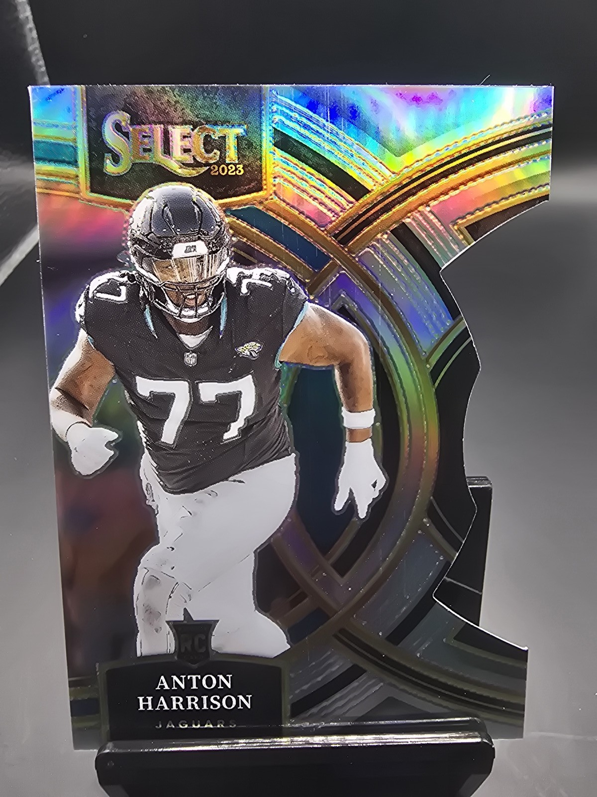2023 Panini Select #101 Anton Harrison Silver Prizms Die Cuts