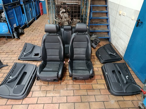 Original Audi A4 B6 B7 8E Avant Lederausstattung Sportsitze Teil-Ledersitze Soul