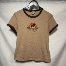Vintage Brown Alaska T-shirt Size Small/Medium Made In USA Tommy’s