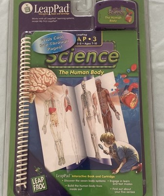 LeapFrog LeapPad Science The Human Body Interactive Book & Cartridge LEAP-3