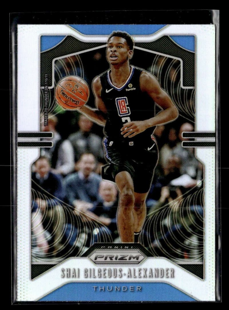 2019-20 Panini Prizm Shai Gilgeous-Alexander Silver #122 OKC Thunder UX6296