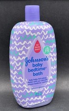 Johnsons 28oz Bedtime Baby Bubble Bath Natural Calm Aromas Discontinued Formula