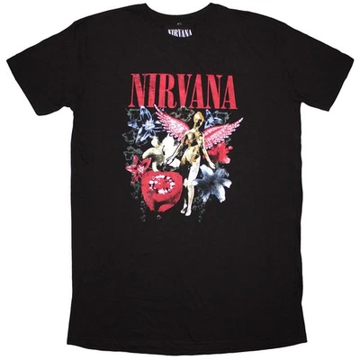 Ladies Nirvana In Utero Collage Dress Fit officiel Femmes Dames T-shirt - Photo 1/4