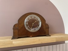 Made In England Garrard Clock With Westminster Chime In Oak Case