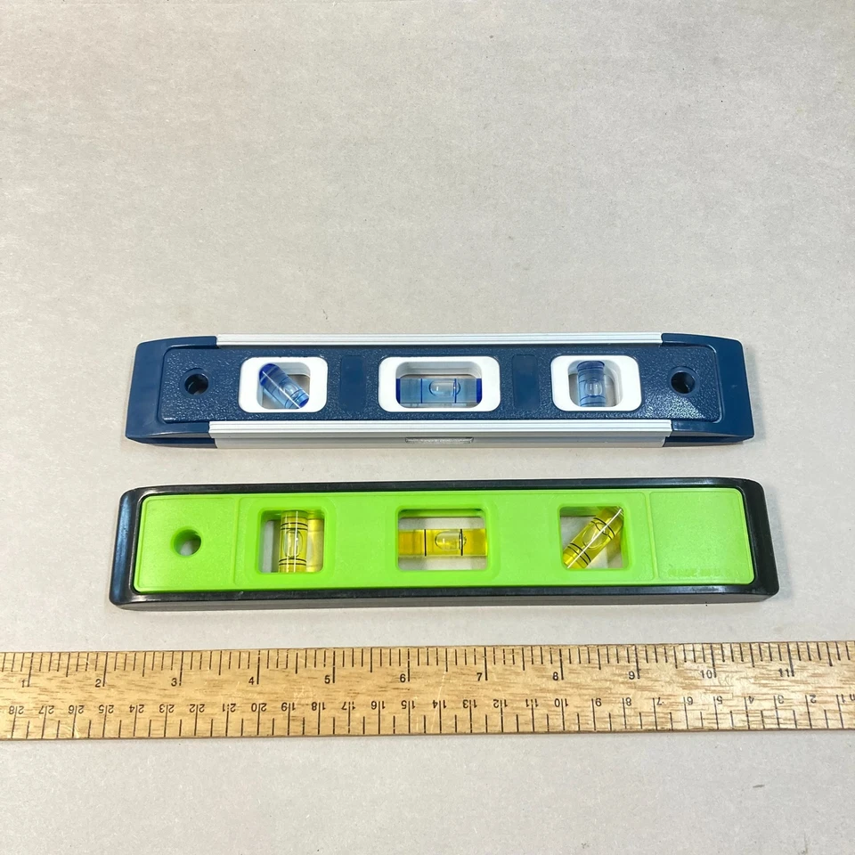Torpedo level Lot 2 Pc Spirit Levels 9" w/ 1 Empire - Image 4 of 4