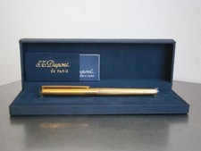 Stylo ST Dupont Argent 925 Plaqué or Bille ou Feutre Ecriture Ancien