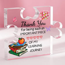 Teacher Gifts, Teacher Christmas Gifts Acrylic Plaque, Teacher Appreciation Gift