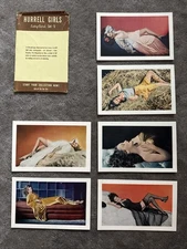 Hurrell Girls Esky-Card Pinup Postcards Set #3 Cards #1-6 Esquire vtg 1940-1942