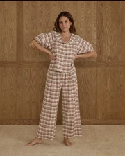 Rylee+Cru Women’s Ruffle Pajamas Holiday Plaid