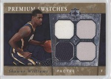 2006-07 Ultimate Collection Premium Gold Quad Swatches 19/75 Shawne Williams 8f4
